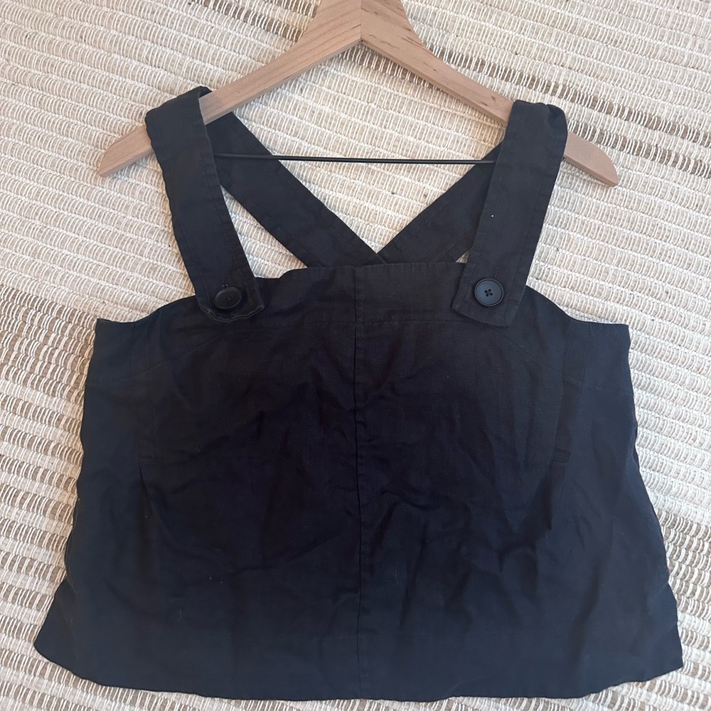 Everlane linen pinafore top